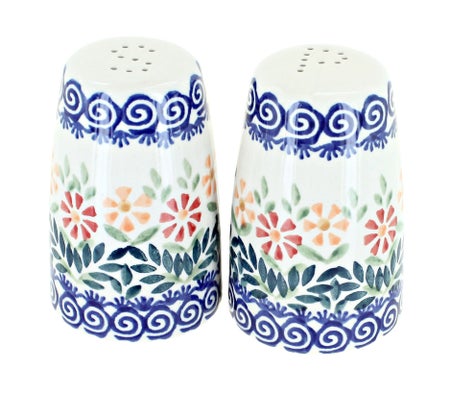 Manufaktura Garden Bouquet Salt & Pepper Shaker — Polish Pottery
