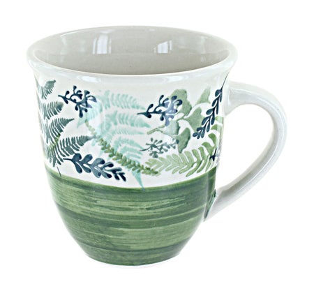 Manufaktura Floating Fern Mug — Polish Pottery