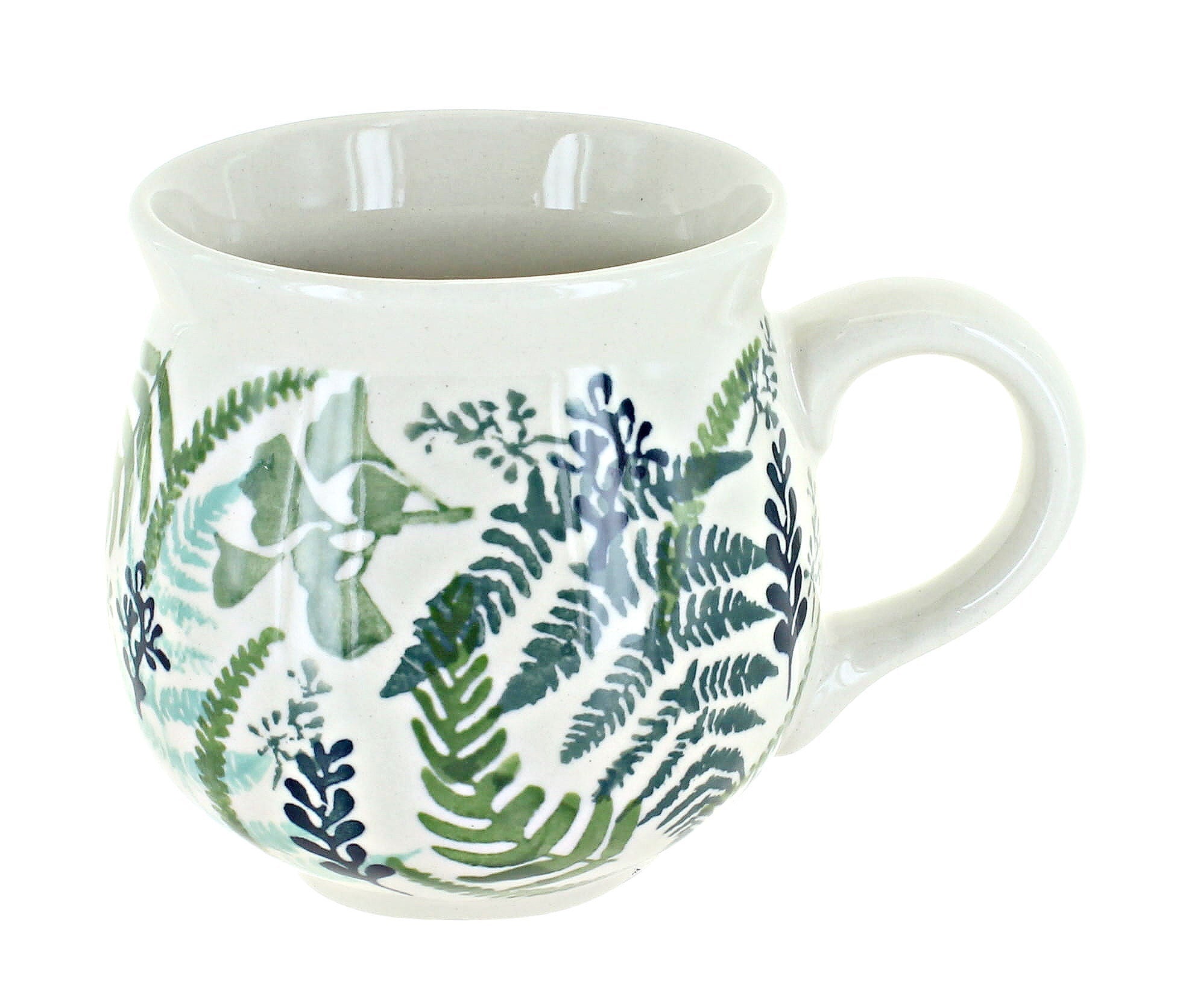 Manufaktura Woodland Fern Mug — Polish Pottery