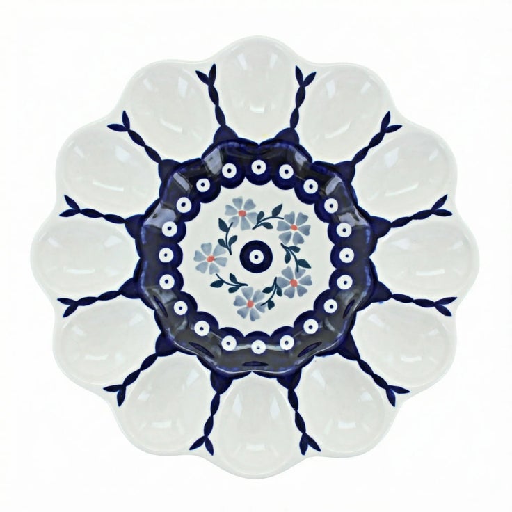 Detail image of Manufaktura Blue Violet Dining Accessories — Polish Pottery