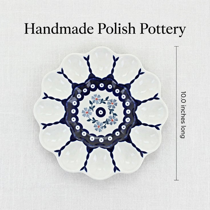 Detail image of Manufaktura Blue Violet Dining Accessories — Polish Pottery