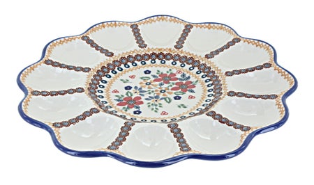 Manufaktura Red Daisy Dining Accessories — Polish Pottery
