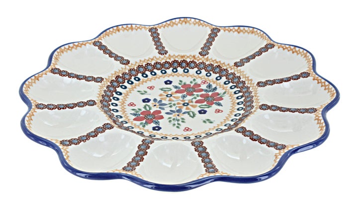 Manufaktura Red Daisy Dining Accessories — Polish Pottery