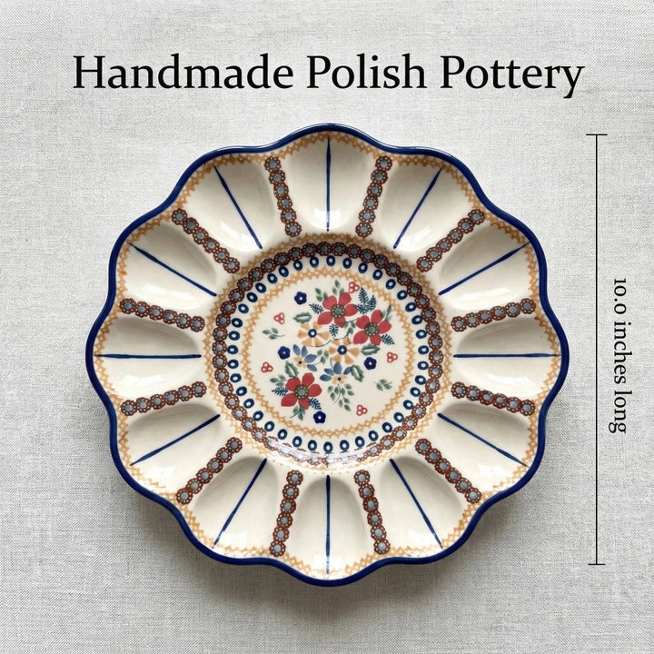 Manufaktura Red Daisy Dining Accessories — Polish Pottery