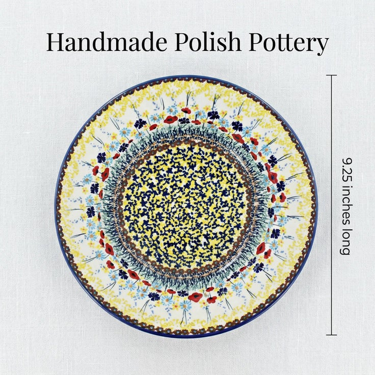 Detail image of Manufaktura Prairie Garden Dining Plates & Bowls — Polish Pottery