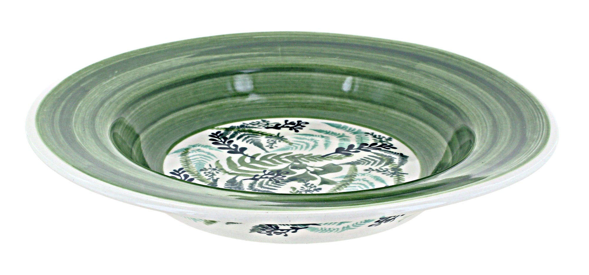 Manufaktura Floating Fern Dining Plates & Bowls — Polish Pottery
