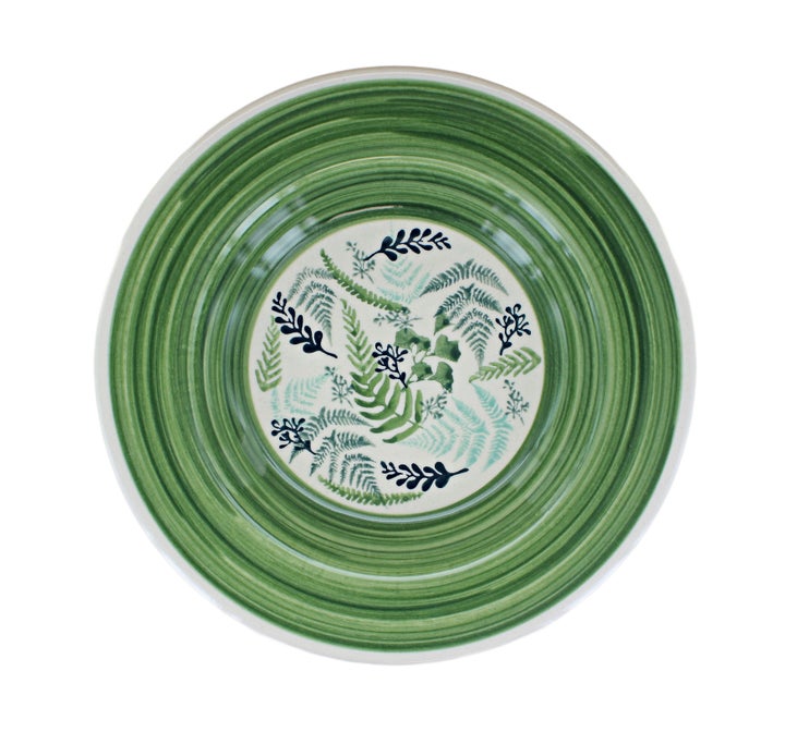 Manufaktura Floating Fern Dining Plates & Bowls — Polish Pottery