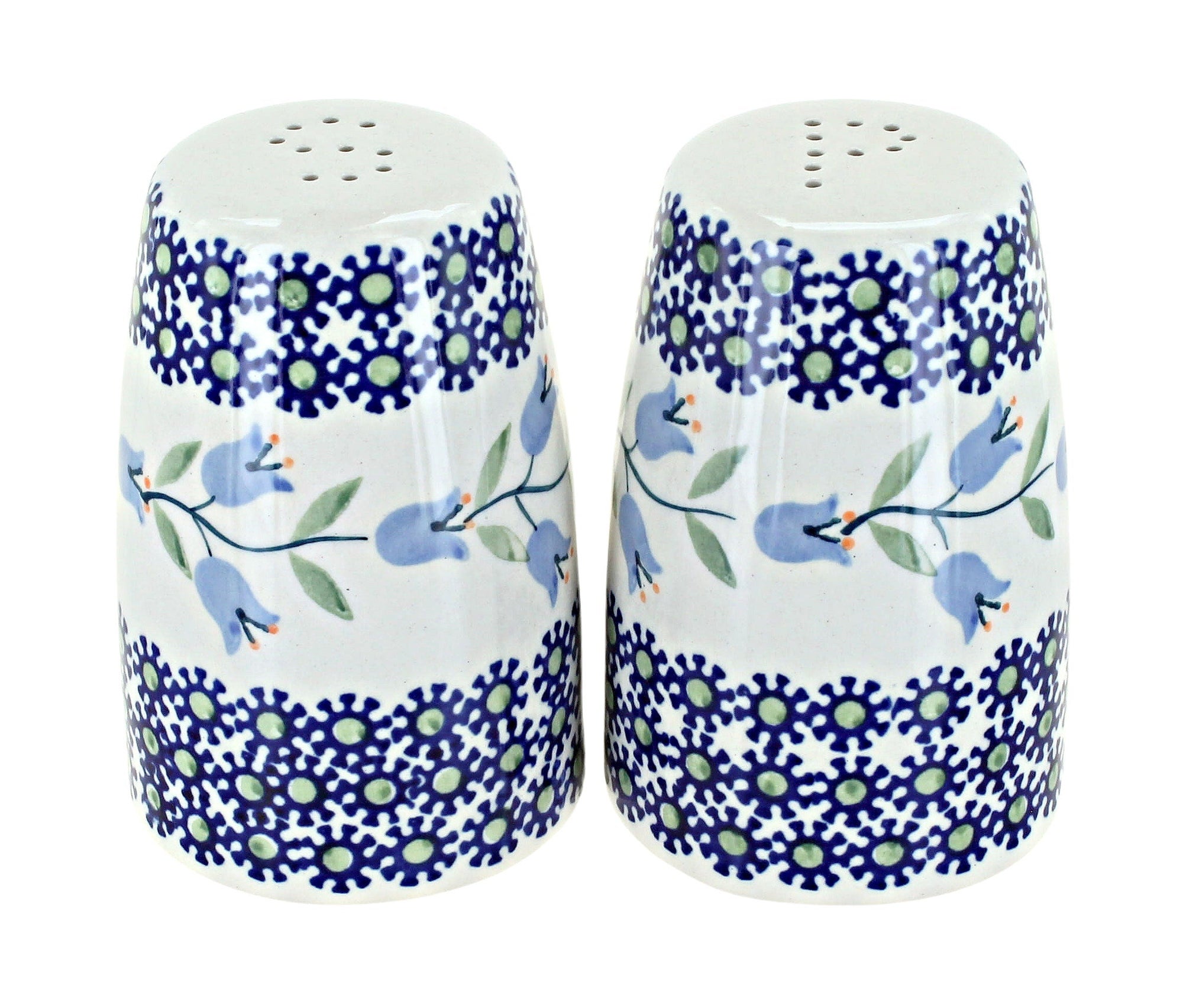 Manufaktura Tulip Salt & Pepper Shaker — Polish Pottery