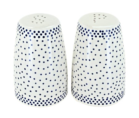 Manufaktura Small Dots Salt & Pepper Shaker — Polish Pottery