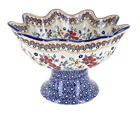 Manufaktura Red Daisy Countertop Accessories — Polish Pottery