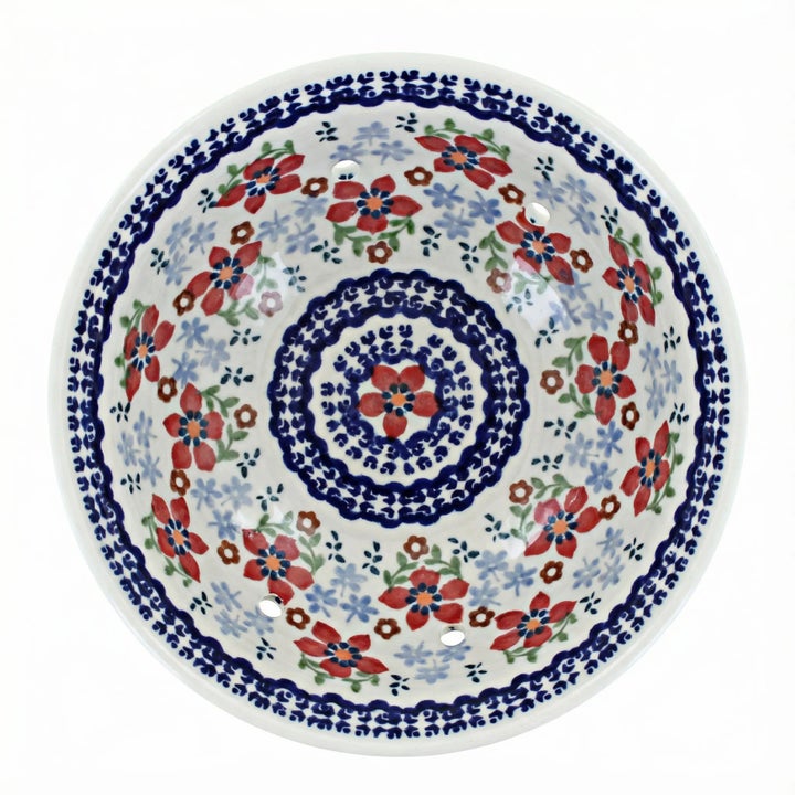 Manufaktura Red Poppy Countertop Accessories — Polish Pottery