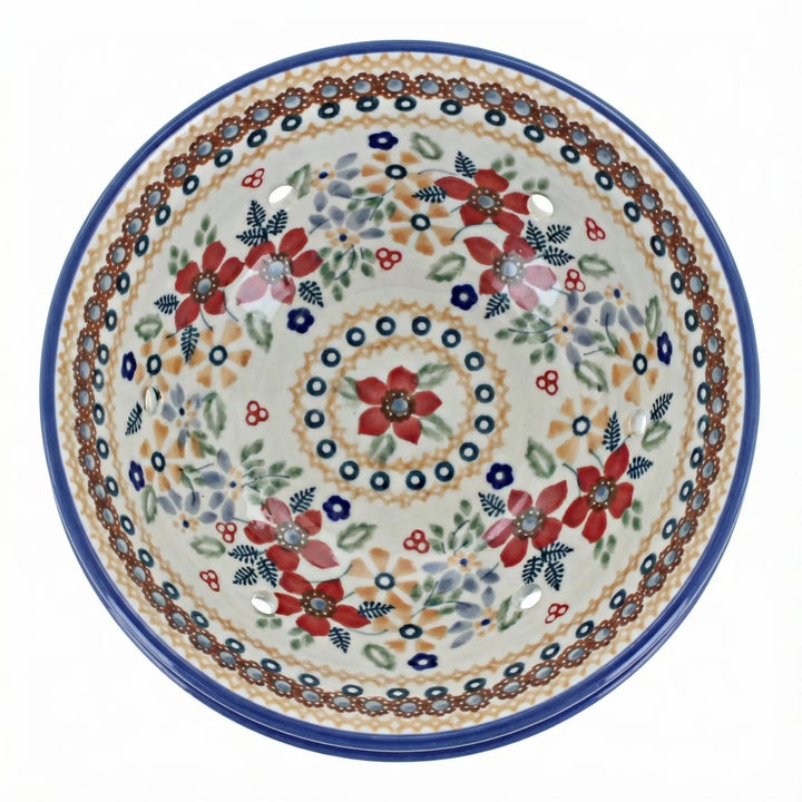 Manufaktura Red Daisy Countertop Accessories — Polish Pottery