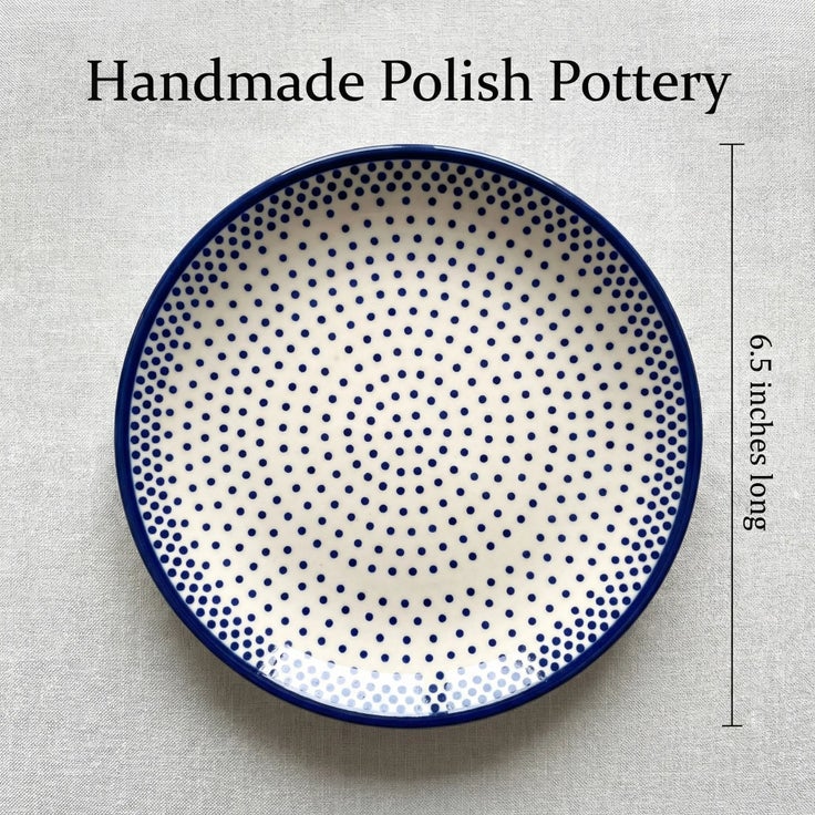 Detail image of Manufaktura Small Dots Countertop Accessories — Polish Pottery