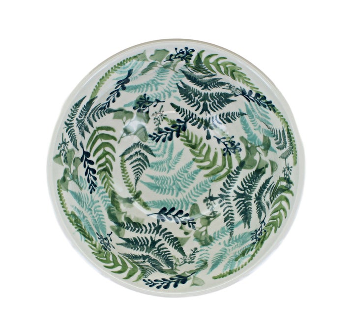 Manufaktura Woodland Fern Dining Plates & Bowls — Polish Pottery