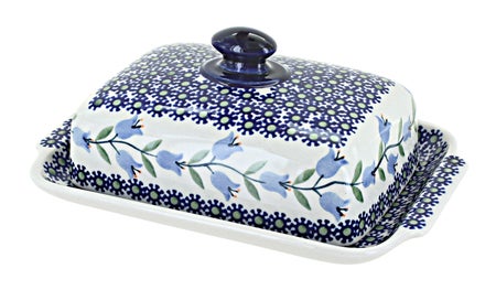 Manufaktura Tulip Butter Dish — Polish Pottery