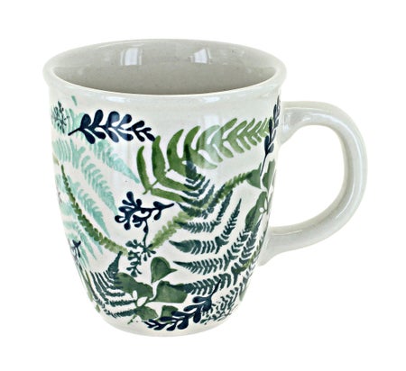 Manufaktura Woodland Fern Mug — Polish Pottery