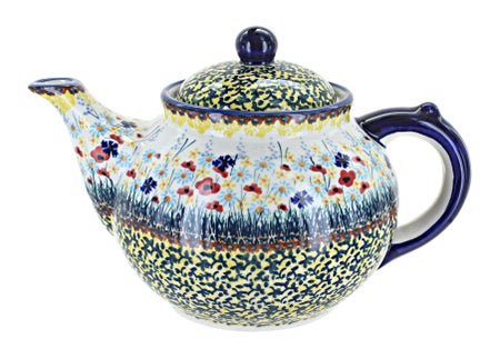 Manufaktura Prairie Garden Teapot — Polish Pottery