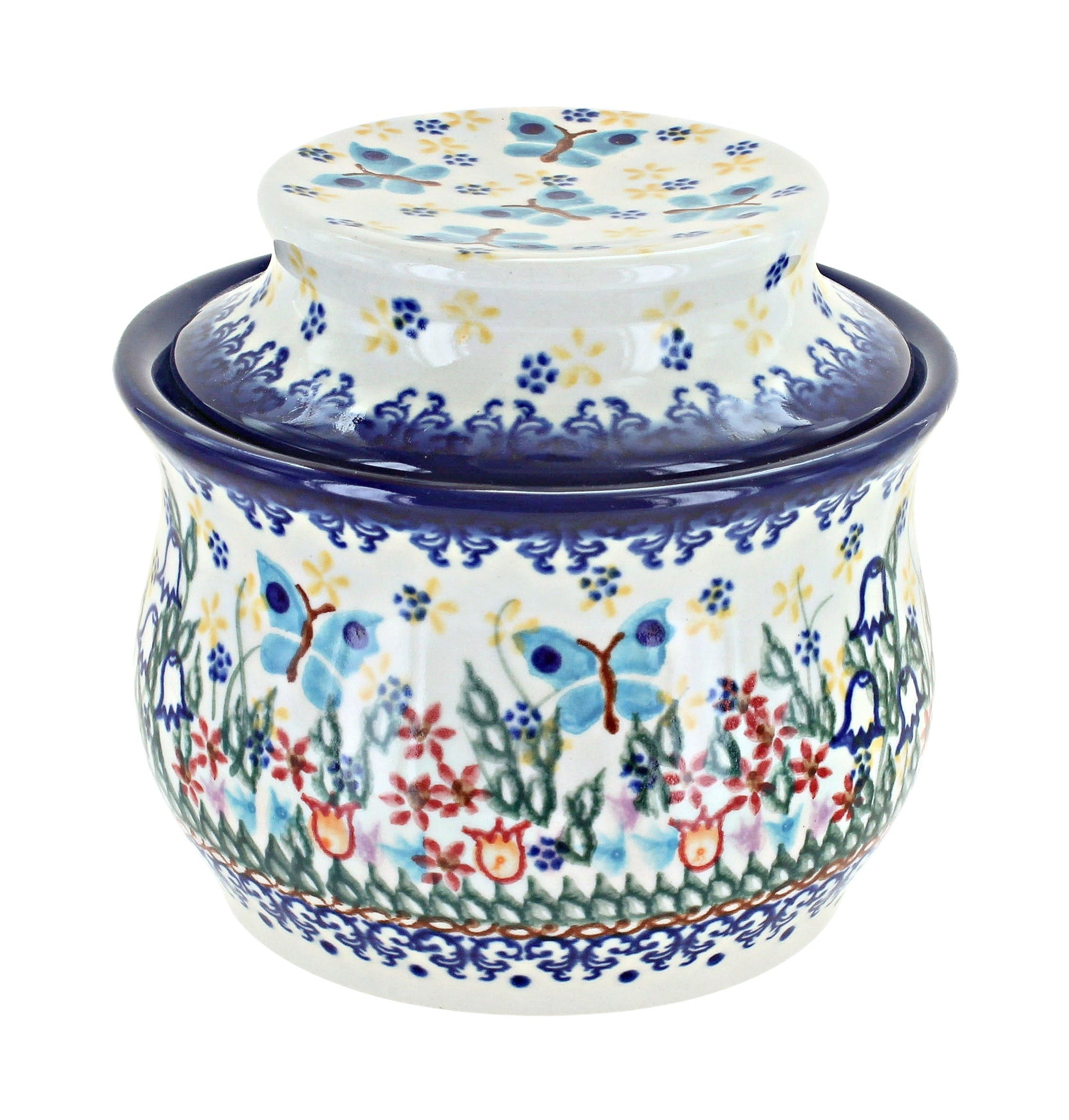 Vena Garden of Eden Butter Dish — Polish Pottery