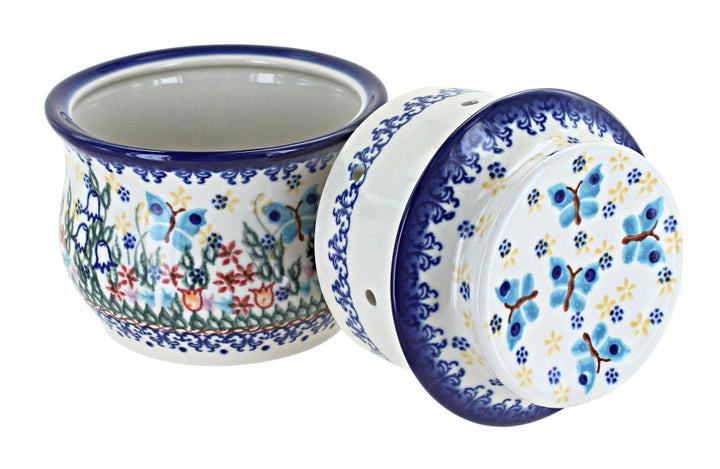 Vena Garden of Eden Butter Dish — Polish Pottery
