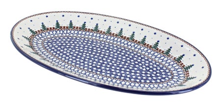 Ceramika Artystyczna Rustic Pines Large Serving Piece — Polish Pottery