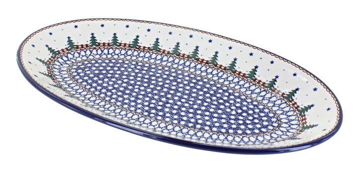 Ceramika Artystyczna Rustic Pines Large Serving Piece — Polish Pottery