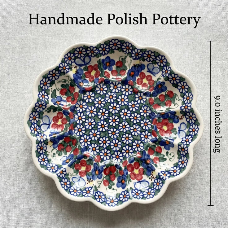 Detail image of Vena Garden Butterfly Dining Accessories — Polish Pottery