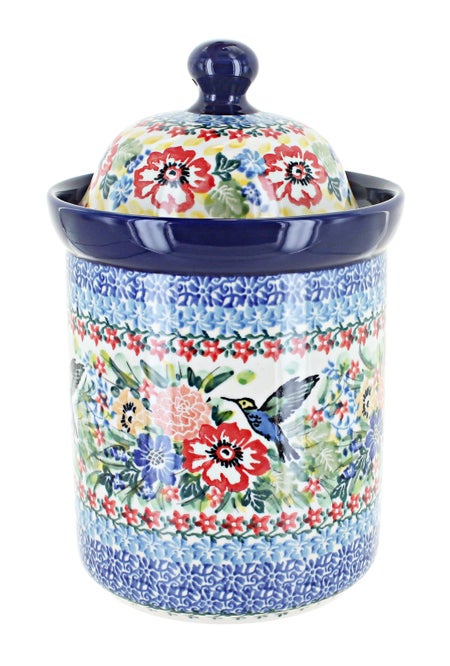 Ceramika Artystyczna Hummingbird Counter Storage — Polish Pottery