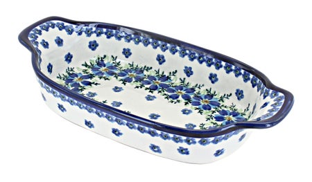Zaklady Kalina Small Serving Piece — Polish Pottery