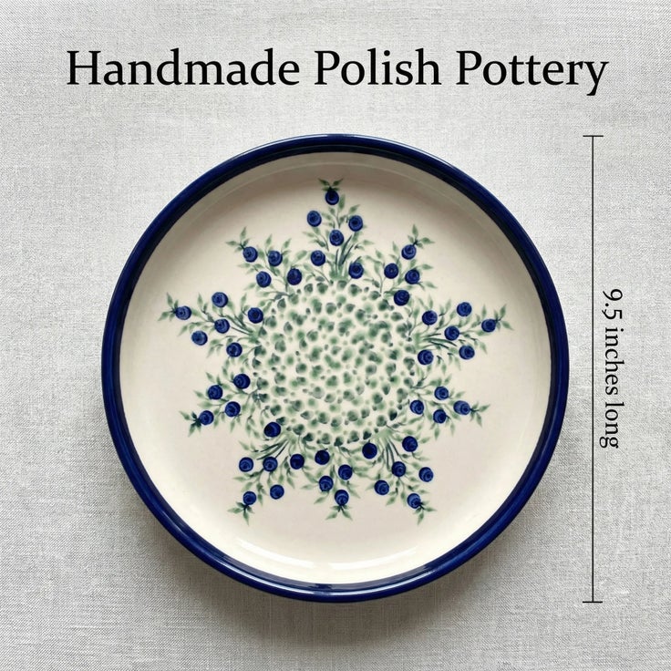 Detail image of Zaklady Porcelain Vine Specialty Bakeware — Polish Pottery