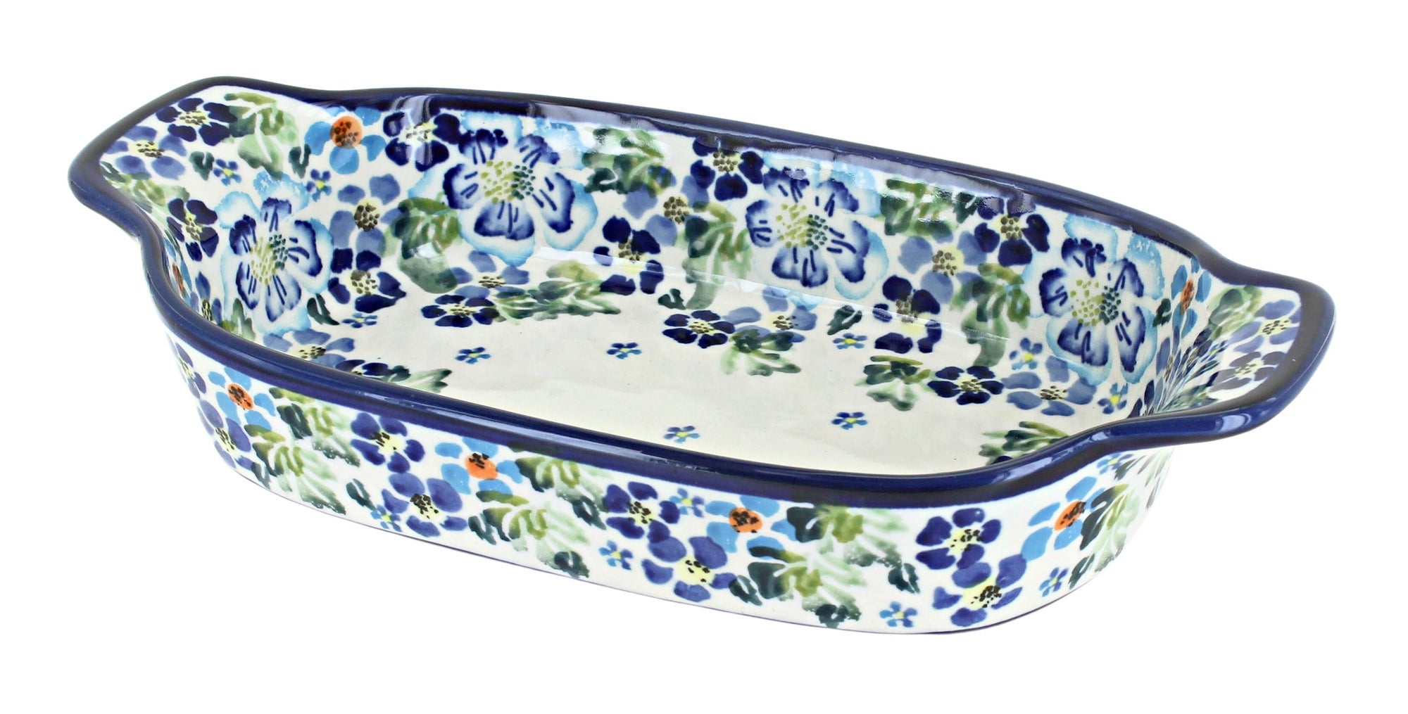 Zaklady Vintage Violet Small Serving Piece — Polish Pottery