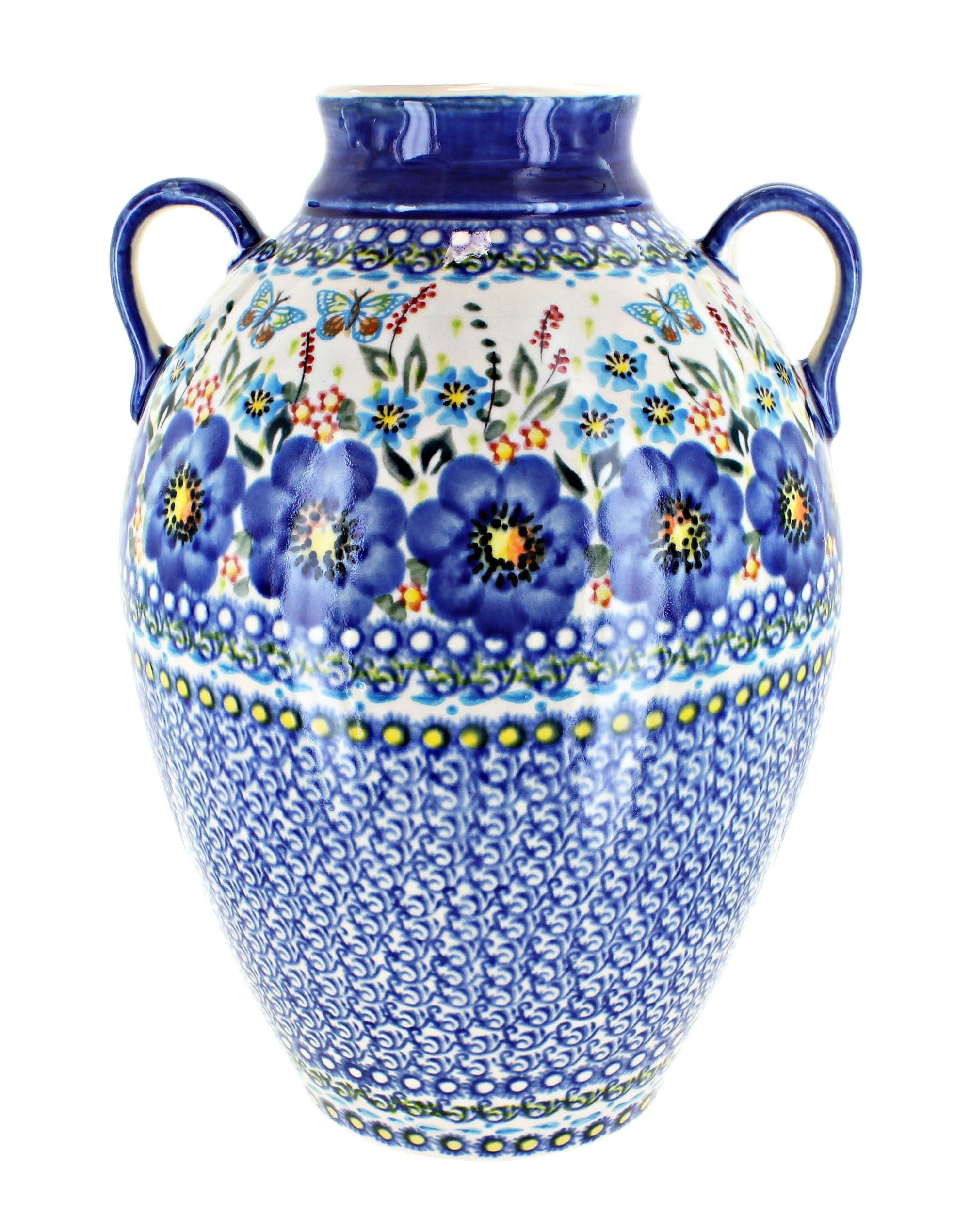 Vena Garden of Blue Décor — Polish Pottery