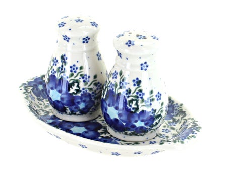 Vena Melanie Salt & Pepper Shaker — Polish Pottery