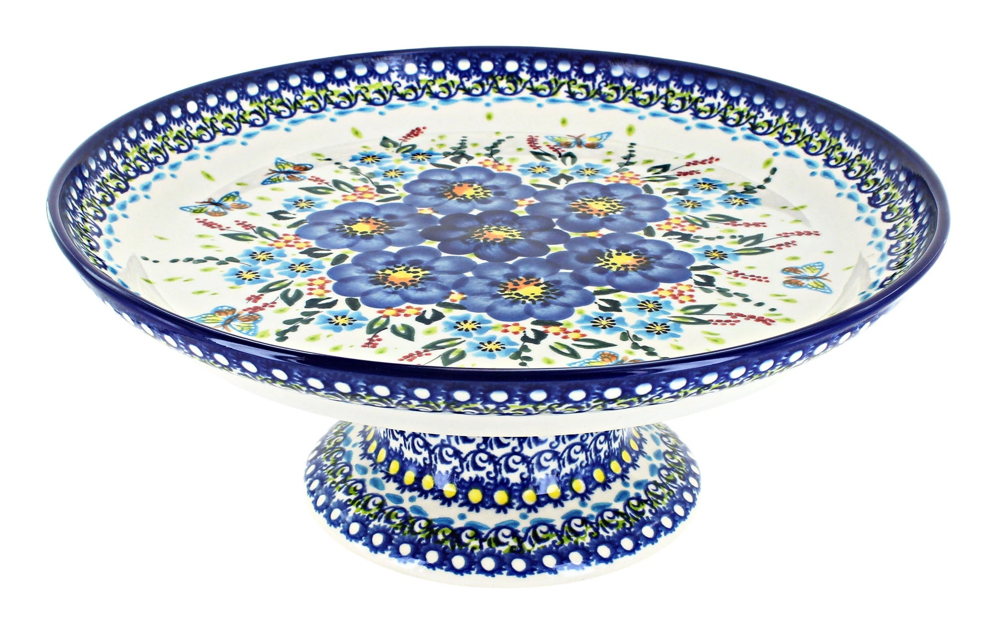Vena Garden of Blue Countertop Accessories — Polish Pottery