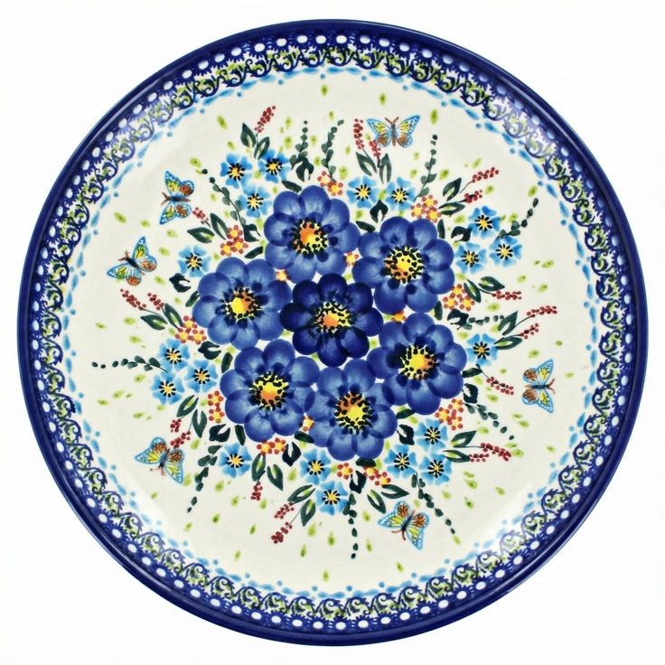 Detail image of Vena Garden of Blue Countertop Accessories — Polish Pottery