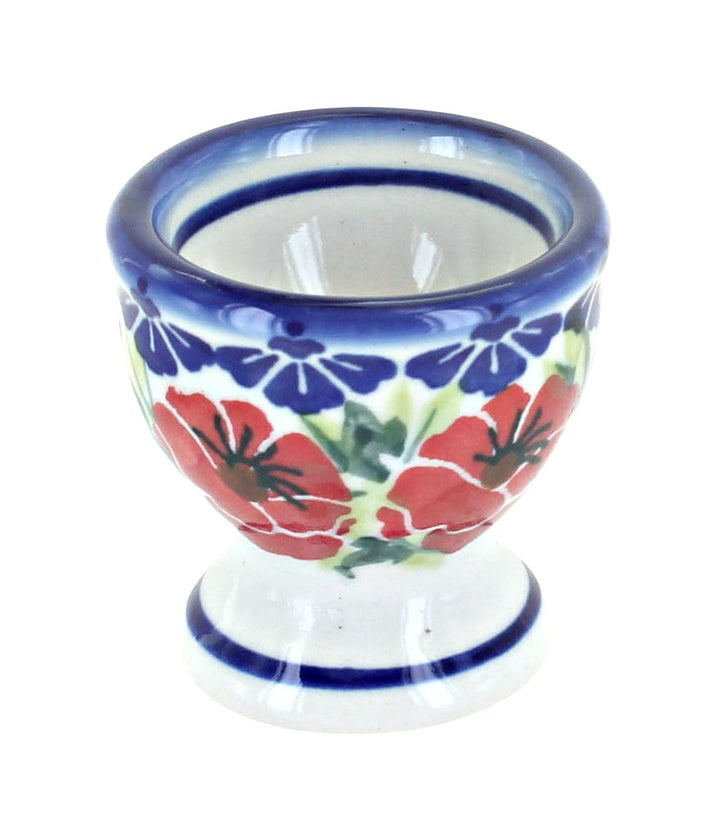 WR Unikat Cherry Red Bouquet Dining Accessories — Polish Pottery