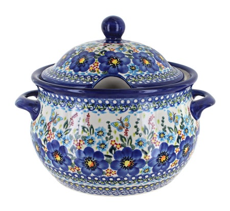 Vena Garden of Blue Dining Accessories — Polish Pottery