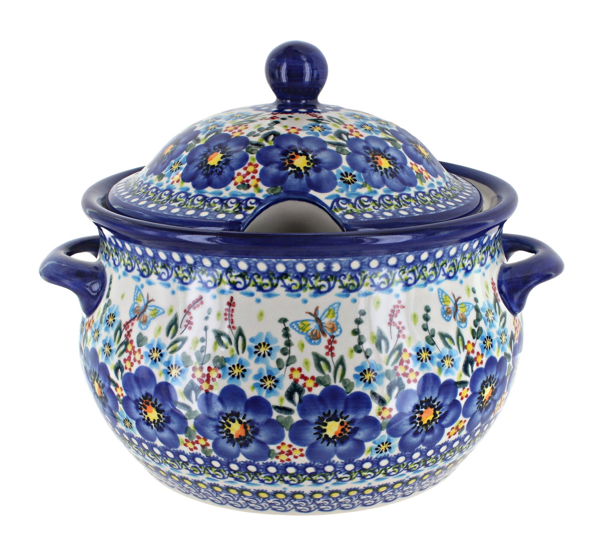 Vena Garden of Blue Dining Accessories — Polish Pottery