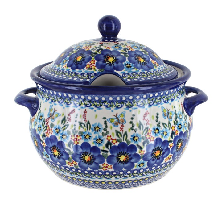 Vena Garden of Blue Dining Accessories — Polish Pottery