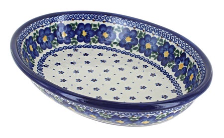 Vena Spring Blossom Large Bakeware — Polish Pottery