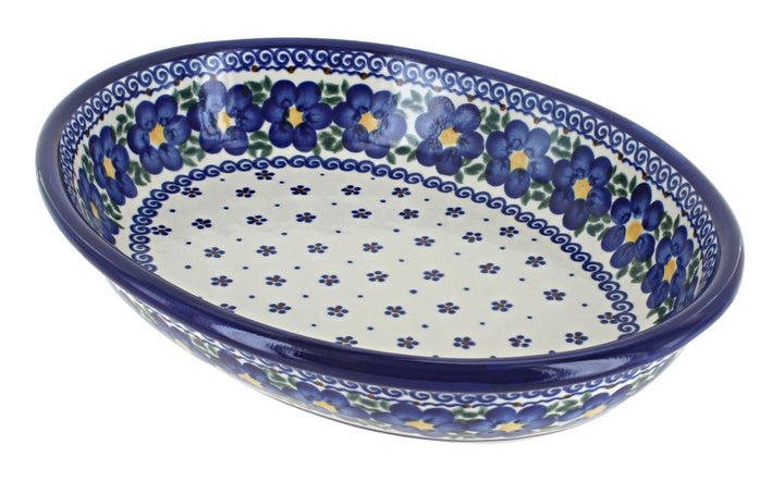 Vena Spring Blossom Large Bakeware — Polish Pottery