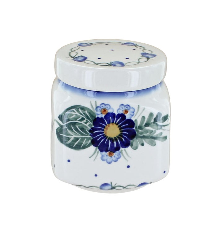 WR Unikat Forget Me Not Counter Storage — Polish Pottery