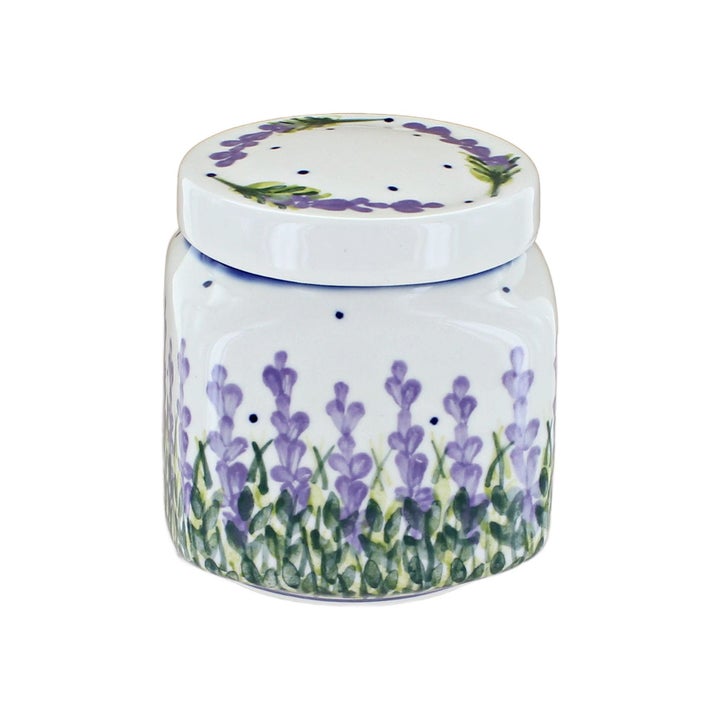 WR Unikat Lavender Fields Counter Storage — Polish Pottery