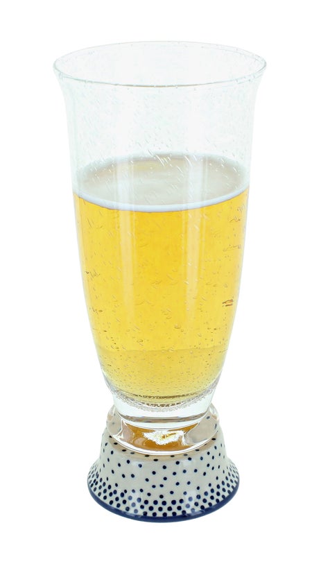 Manufaktura Small Dots Drinking Glass — Polish Pottery
