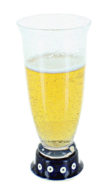 Manufaktura Dots Drinking Glass — Polish Pottery