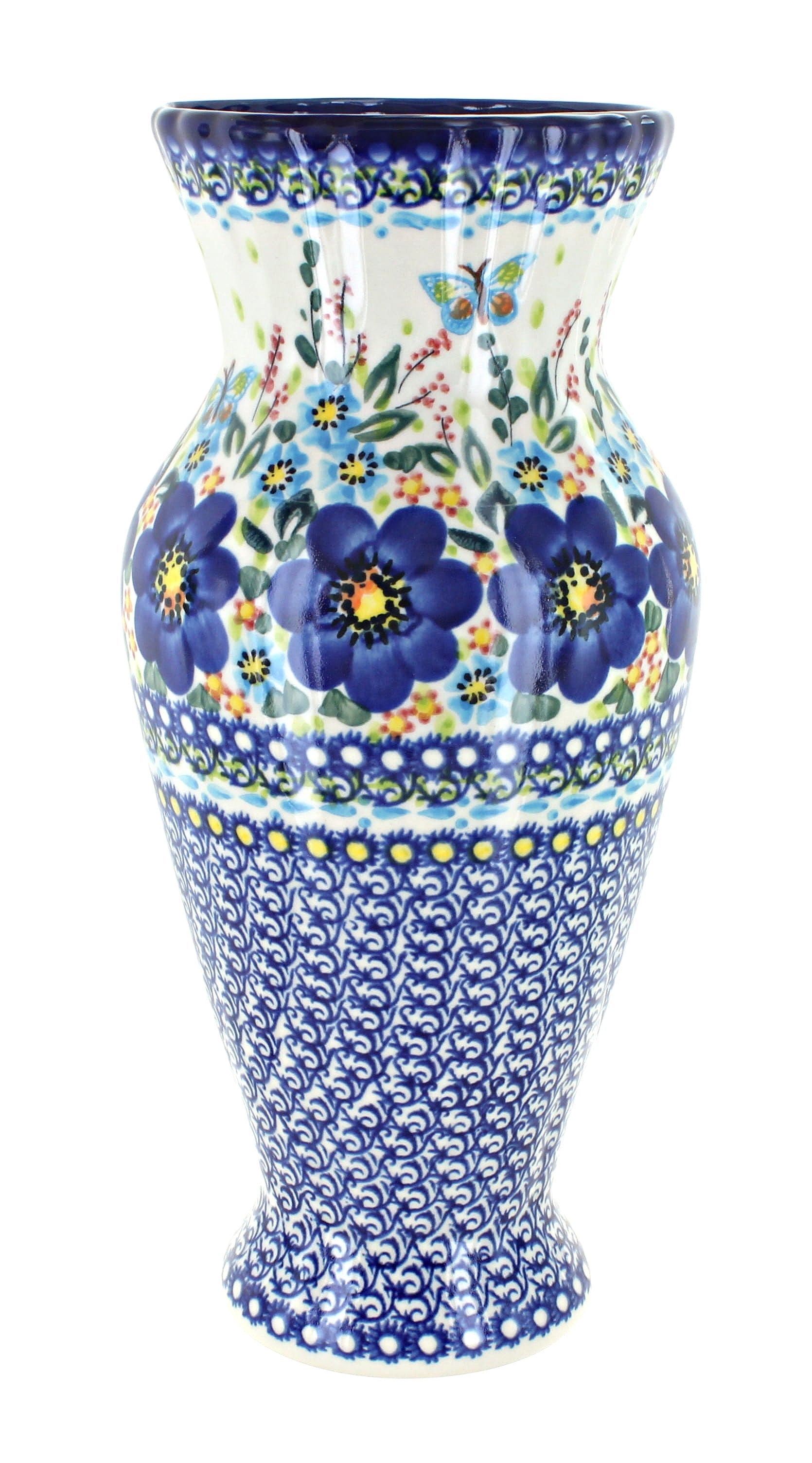Vena Garden of Blue Décor — Polish Pottery