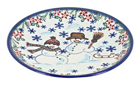 Vena Snowflake Friends Dining Plates & Bowls — Polish Pottery