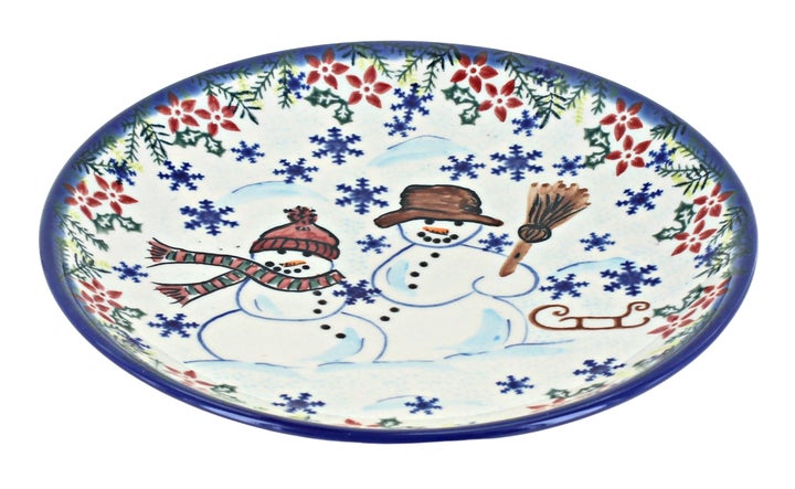 Vena Snowflake Friends Dining Plates & Bowls — Polish Pottery