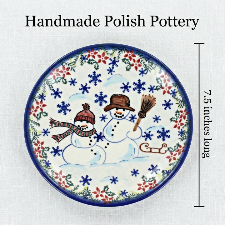 Vena Snowflake Friends Dining Plates & Bowls — Polish Pottery