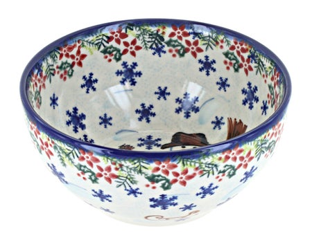 Vena Snowflake Friends Dining Plates & Bowls — Polish Pottery