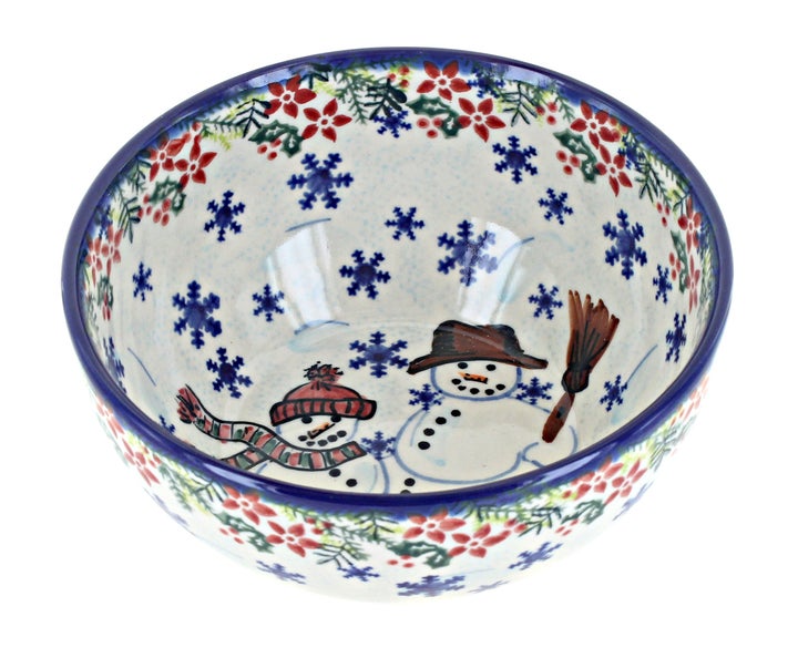 Vena Snowflake Friends Dining Plates & Bowls — Polish Pottery